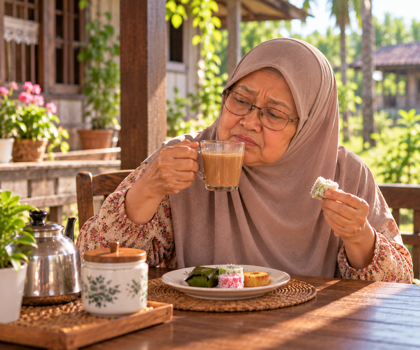 Susah tinggal makanan manis