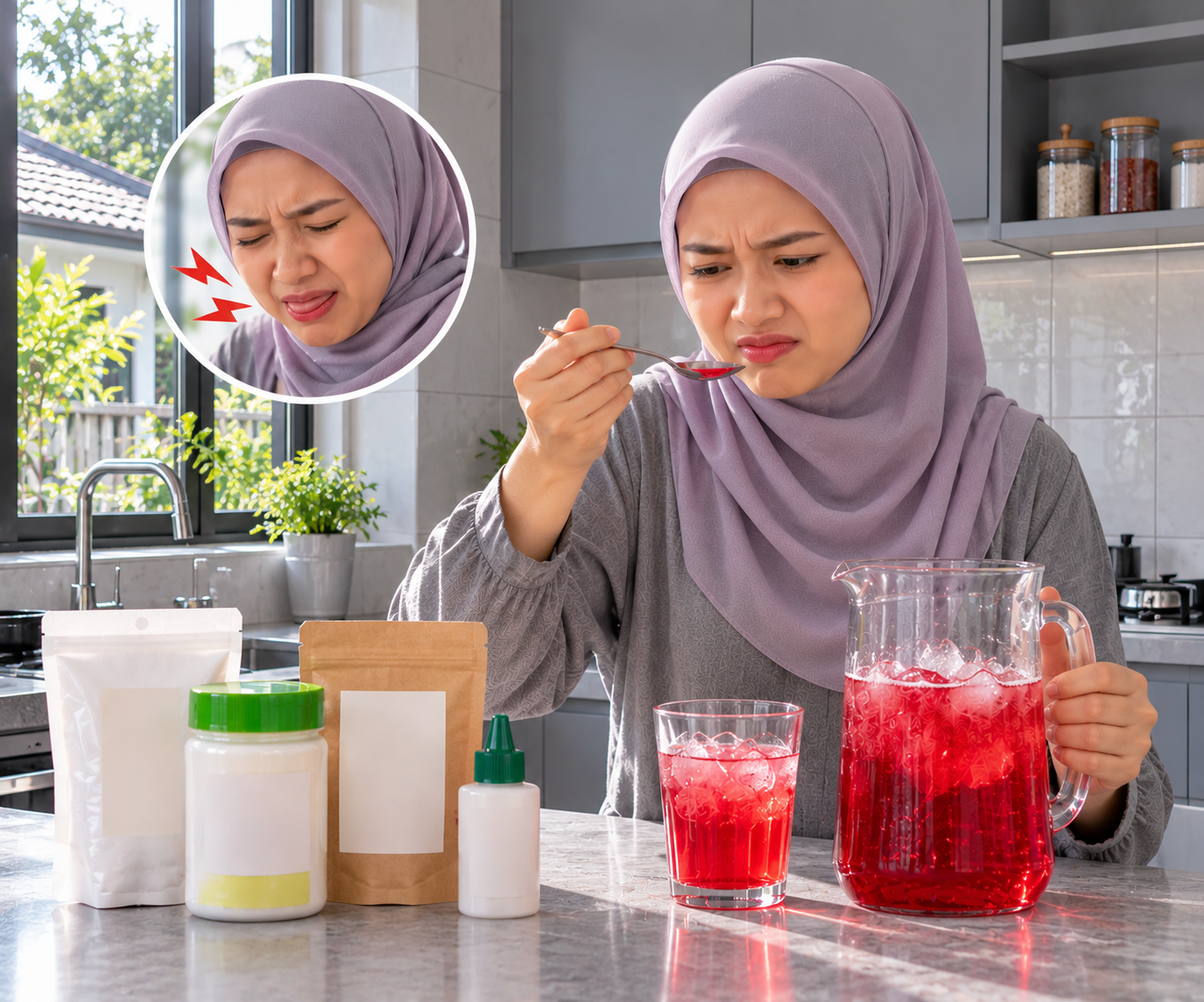 Pemanis lain rasa kelat