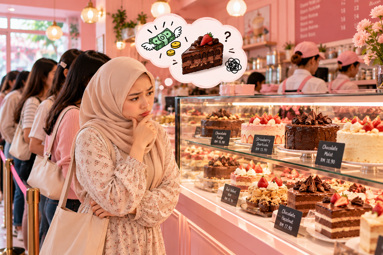 Kek kedai mahal